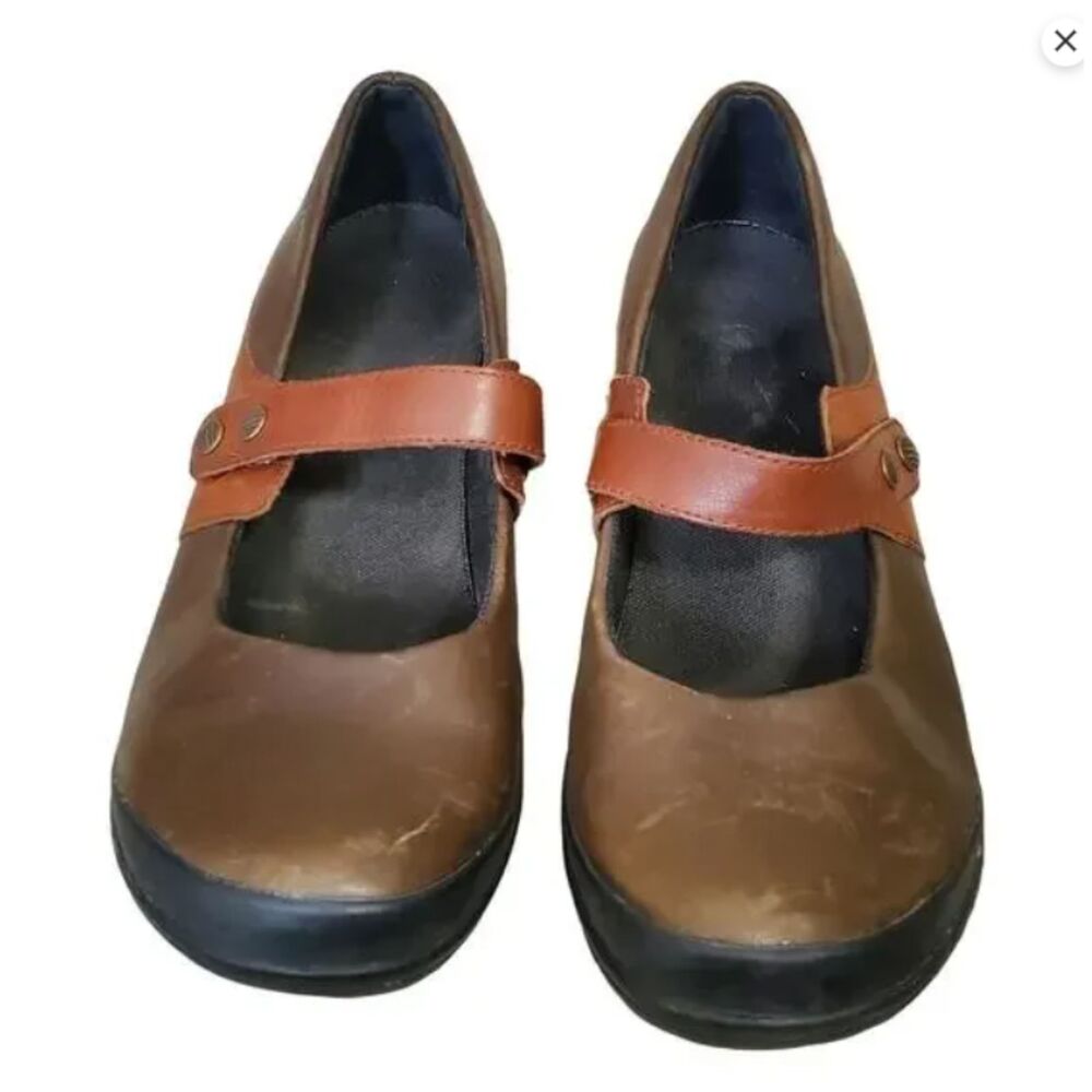 Merrell Veranda Emme Two Tone Leather Mary Jane Pumps Women's 9